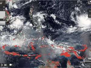 Update! Potret Penampakan Karhutla Indonesia dari Udara Pantauan NASA