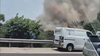 Lahan 2 Hektare Dekat Tol Jagorawi Terbakar, Api Sudah Padam