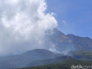 Kebakaran Karhutla Lereng Lawu Terus Meluas, Pemadaman Terkendala Angin