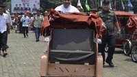 Becak Listrik Bantuan Presiden Resmi Mengaspal di Bogor