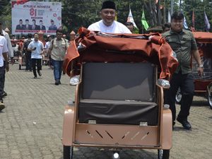 Becak Listrik Bantuan Presiden Resmi Mengaspal di Bogor