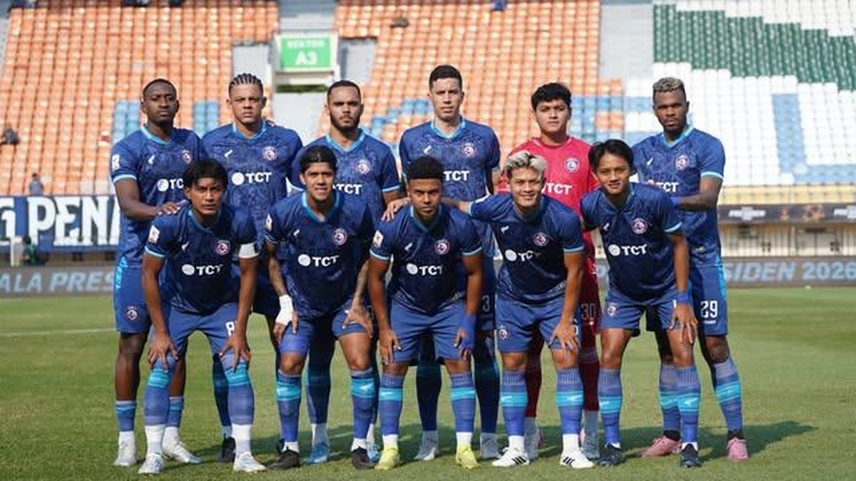 Arema akan bertamu ke markas Persija pada Selasa (21/10). Foto: Dok Arema FC