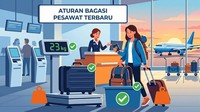 Aturan Terbaru Bagasi Pesawat Terbang untuk Garuda, Citilink dan Lion Air
