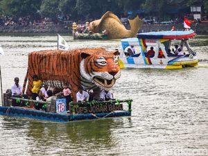 Peringati Hari Sungai Sedunia, Festival Perahu Cilung Ajak Warga Peduli Lingkungan