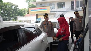Kapolresta Bogor Kota Cek SPBU, Pastikan Pasokan dan Distribusi BBM Aman