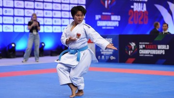 Karateka Indonesia Raih Medali Perunggu Kejuaraan Dunia Junior 2026