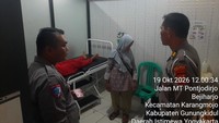 Pemotor Kecelakaan hingga Masuk Kebun Jati Kawasan Bong Cino Wonosari