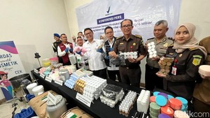 Pabrik Kosmetik Ilegal di Kota Mojokerto Beromzet Rp 9 M per Tahun