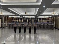 Tugas Luar Biasa Kontingen Polri Kawal Capres Afrika Tengah Saat Jalani Misi PBB