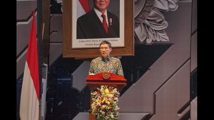 Rektor UM Prof. Hariyono dalam pidato dies natalis UM ke-72th mengingatkan pentingnya integritas