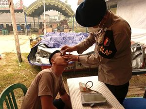 Lawan Asap Berbahaya, Sebagian Petugas Karhutla TNTP Mulai Sesak Napas
