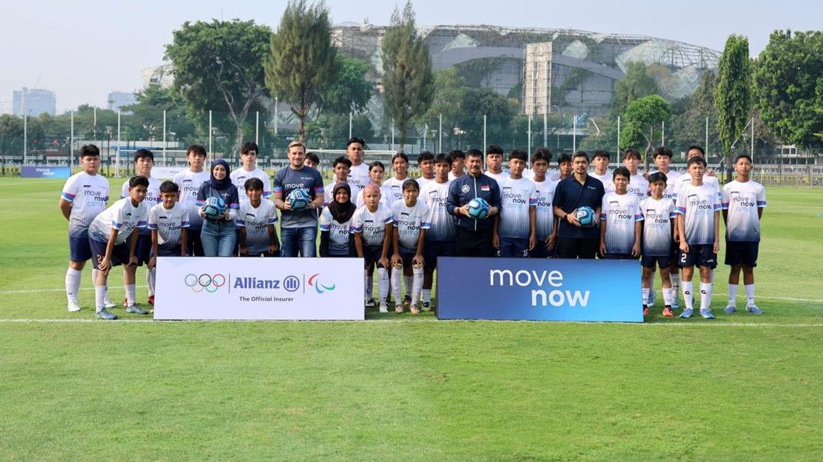 Allianz MoveNow Camp - Indonesia Edition 2026 mengajarkan finansial untuk pesepakbola muda. (Foto: Istimewa)