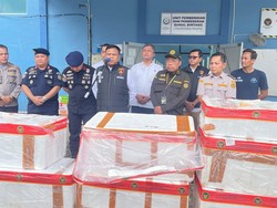Bareskrim Serahkan 73 Ribu Benih Lobster Sitaan ke Balai Budidaya Laut Batam