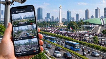 Cara Pantau CCTV Jakarta Saat Aksi Massa 28 Oktober di DPR hingga Monas - Infolitik