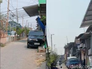 Before-After Kanopi Parkiran di Bahu Jalan Tamalate Makassar