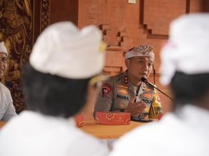 Sambangi Pura Jagatnatha, Kapolda Bali Perkuat Sinergi dengan Pemuka Agama