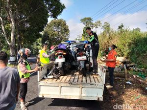 Truk Boks Tabrak 2 Motor di Jalur Magelang-Kopeng, Ibu dan Anak Tewas