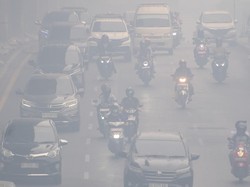 Kualitas Udara di Palembang Pagi Hari Masih Berbahaya