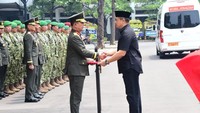 Penghormatan Terakhir TNI AD untuk Eks KSAD Jenderal Subagyo