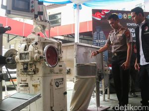 Penampakan Mesin Produksi Tramadol di Pabrik Sukoharjo, Cetak Jutaan Pil Sehari