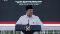 Prabowo: Kita Dituduh Kabinet Gemuk, Tidak Efisien, Mana yang Tidak Efisien?
