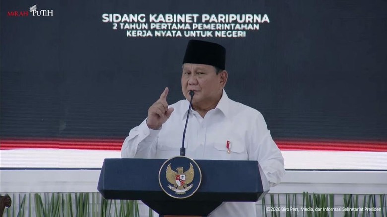 5 Arahan Prabowo di Sidang Kabinet, dari Karhutla hingga MSCI