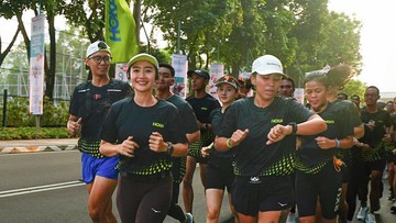 Dari Akting ke Jalanan, Febby Rastanty Ikut Ramaikan Tren Sehat Berlari