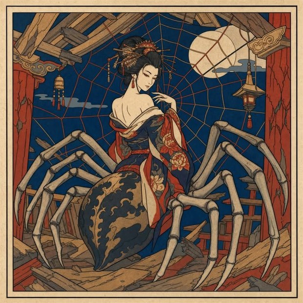 Jorōgumo, Laba-Laba yang Menjelma Jadi Perempuan Cantik
