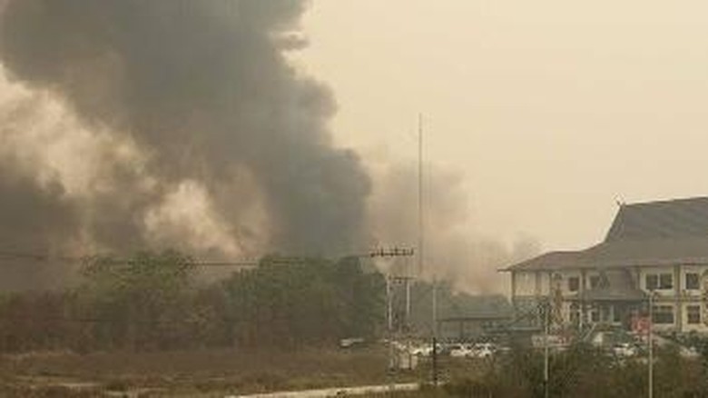 Karhutla Dekati Kantor Pemkot Palangka Raya, Asap Masuk Ruang Kerja ASN