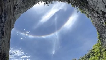 Viral Air Terjun Jatuh dari Pelangi di Brasil, Ini Penjelasan Sainsnya - Infolitik