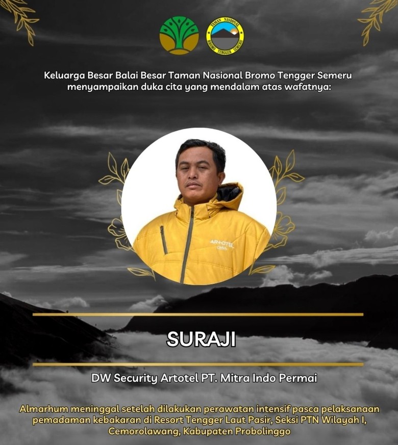 Pilu 6 Nyawa Melayang Saat Padamkan Dahsyatnya Karhutla Bromo