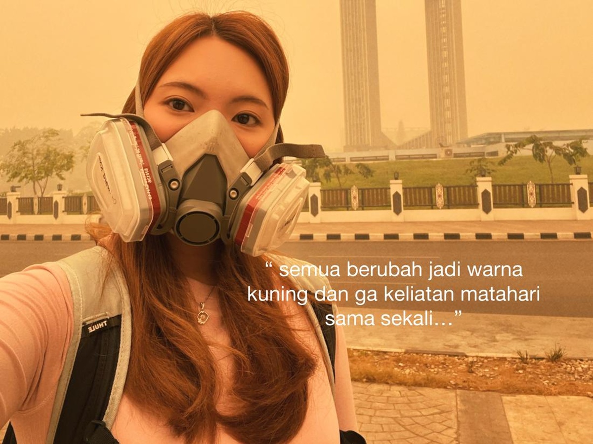 Empat Hari di Palangka Raya, Erika Richardo Sesak Napas Tanpa Matahari