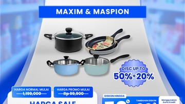 Serbu! Alat Masak Diobral di Transmart Full Day Sale