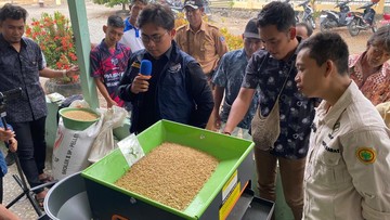 Tim Ekspedisi Patriot ITS Dampingi Petani Oransbari Kembangkan Beras Premium - Infolitik