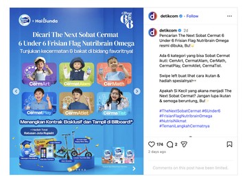 Cari Bakat Si Kecil, Ikuti Kontes Sobat Cermat Frisian Flag - Infolitik