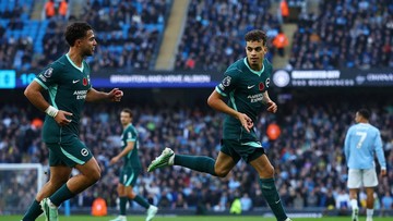 Man City Vs Brighton: Seagulls Bekuk Citizens 1-0