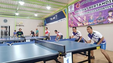192 Atlet Ramaikan Kejuaraan Tenis Meja Ganda di Banten