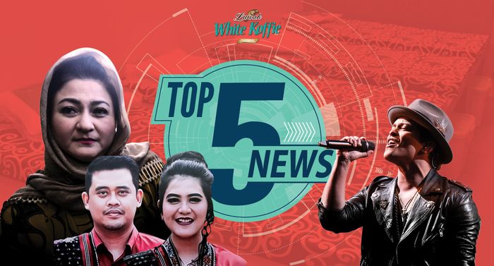 Top 5 News: Istri Novanto Diperiksa KPK, Bruno Mars Menang di AMA 2017