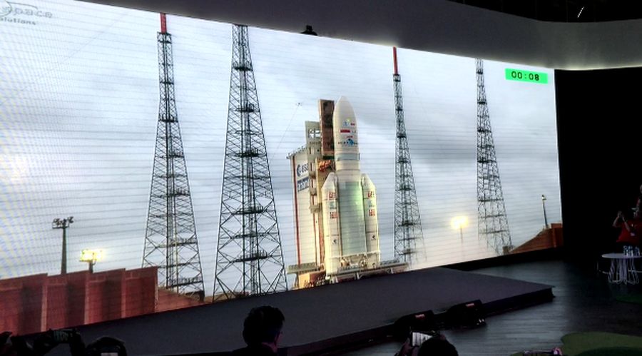 Detik-detik Peluncuran Satelit Telkom 3S