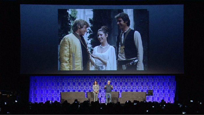 Penghormatan untuk Princess Leia di Star Wars Celebration