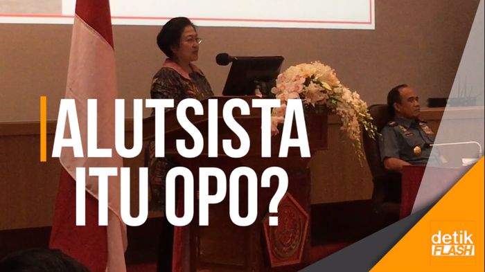 Saat Mega Berkelakar Soal Alutsista