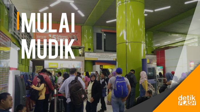 Jumlah Pemudik Kereta Api Naik dari Tahun Lalu