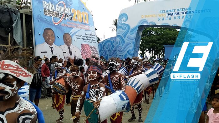 Serunya Suling Tambur Festival di Raja Ampat