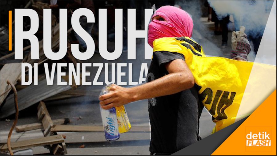 5 Tewas saat Demonstran Bentrok dengan Aparat di Venezuela