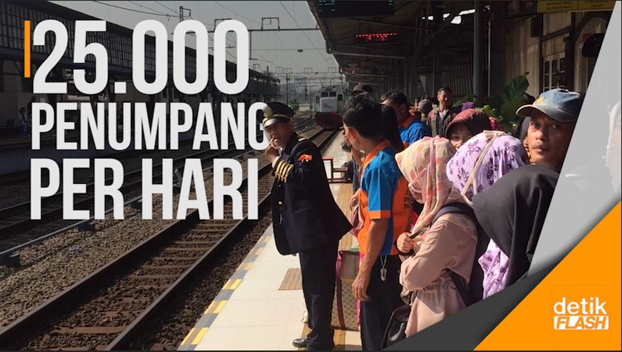 Sudah 176 Ribu Penumpang Diberangkatkan dari Stasiun Senen