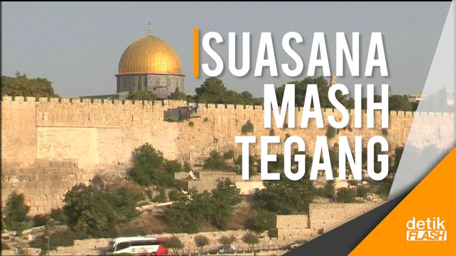 Protes Warga Palestina Usai Israel Bongkar Pendeteksi Logam