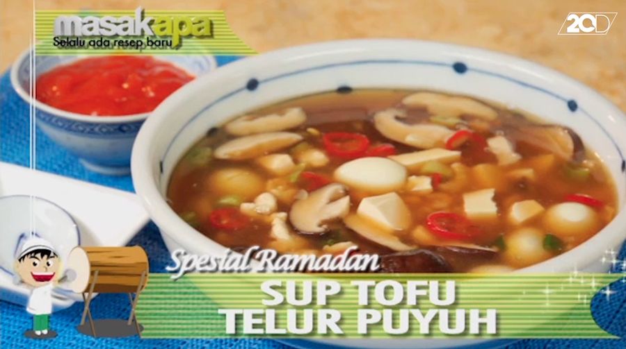 Sup Tofu Telur Puyuh