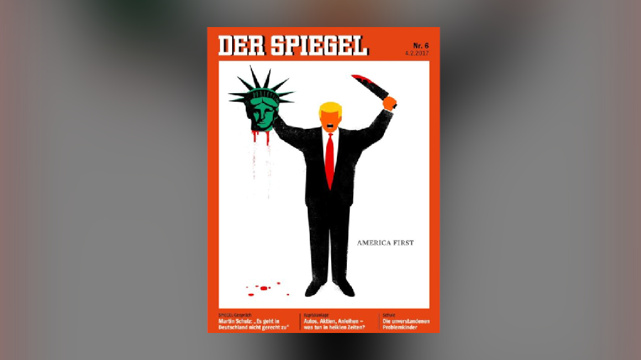 Majalah-majalah Dunia Jadikan Trump Sampul Kontroversial