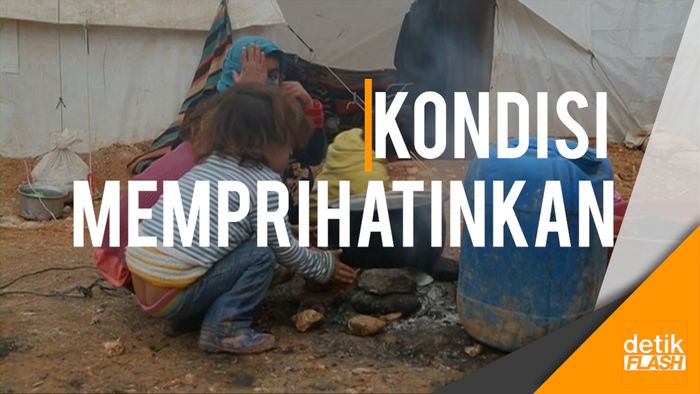 Sedih... Kerasnya Perjuangan Pengungsi Suriah di Musim Dingin