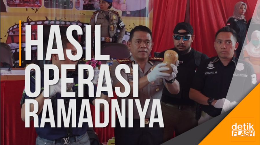 Ribuan Pil Ekstasi dan Sabu Disita Polres Bandara